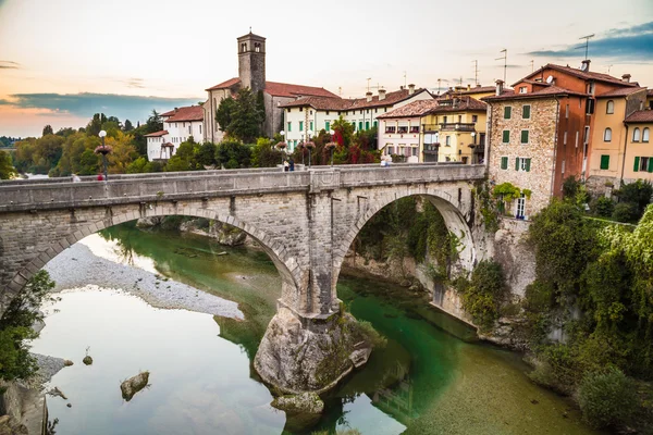 Του διαβόλου γέφυρα του το Cividale del Friuli — Φωτογραφία Αρχείου