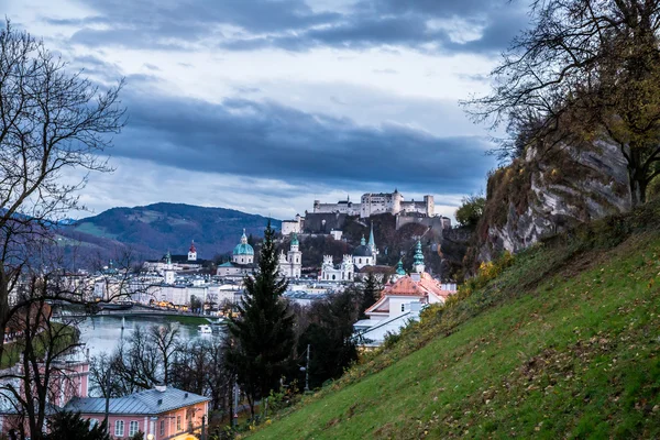 Evening view of Salzburg — Stock Photo, Image