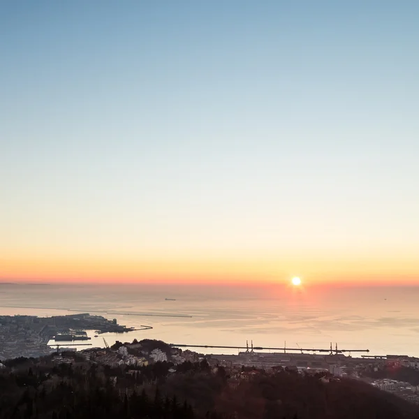 Serata nella baia di Trieste — Foto Stock