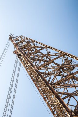 Trieste bağlantı noktası eski bir vinç