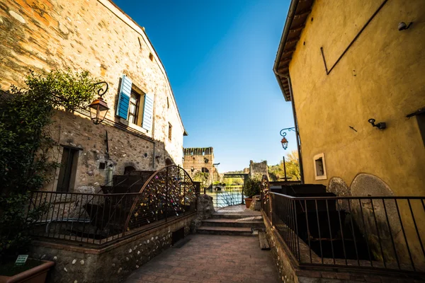 Ancient mill in the castle — Stock Photo, Image