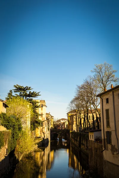 Mantova і його каналу — стокове фото