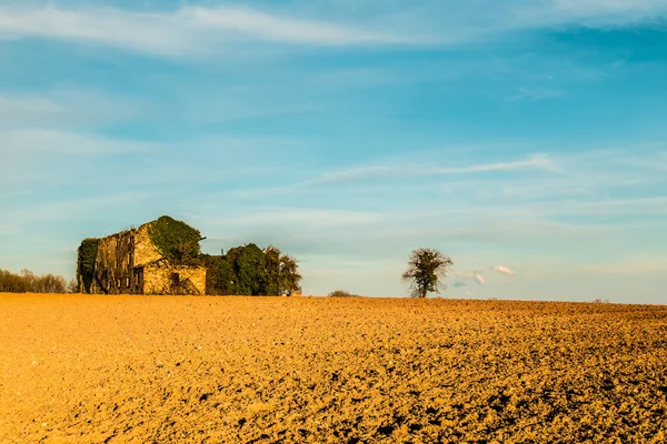 Granja abandonada en el campo —  Fotos de Stock