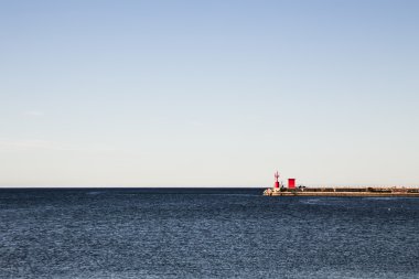 kış sabahı Trieste'de bağlantı noktası