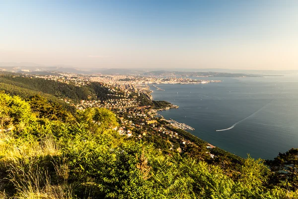 Noite no golfo de trieste — Fotografia de Stock