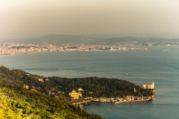 Noite no golfo de trieste — Fotografia de Stock