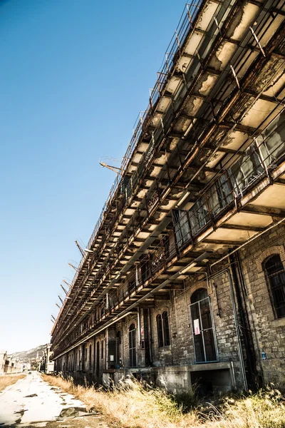 Le antiche strutture del Porto di Trieste — Foto Stock