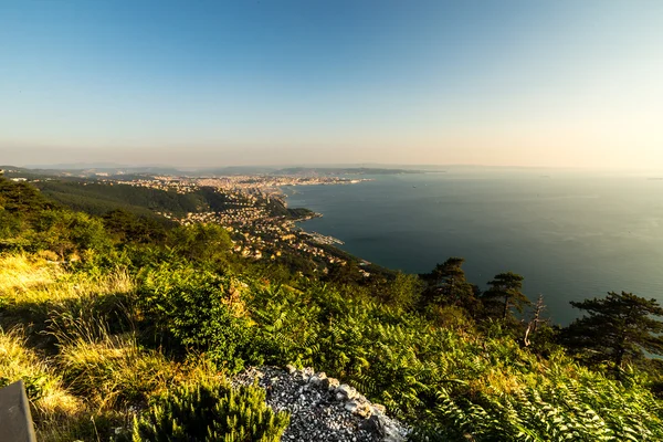 Noite no golfo de trieste — Fotografia de Stock