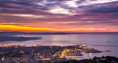 trieste Körfezi akşamları