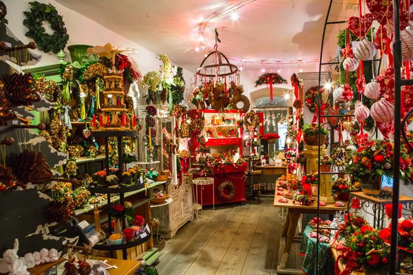 Old christmas fair in Salzburg — Stock Photo, Image