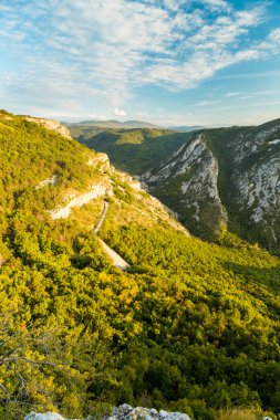 Val Rosandra sonbahar akşam