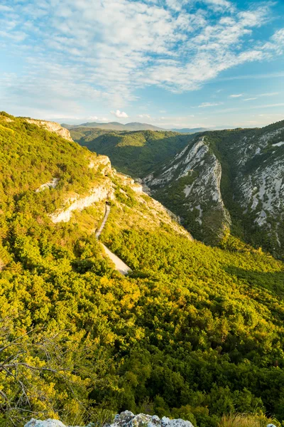 Autumn evening in Val Rosandra — Stock Photo, Image