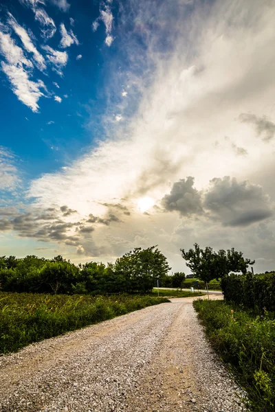 Storm over the fields — Stock Photo, Image