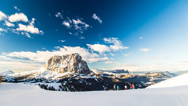 Італійський Dolomiti готова лижного сезону — стокове фото