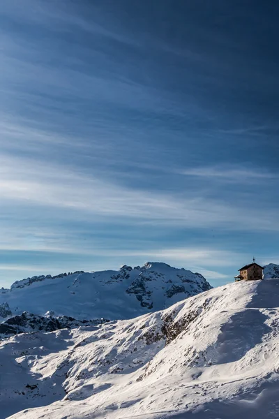 Italian Dolomiti ready for ski season — Stock Photo, Image