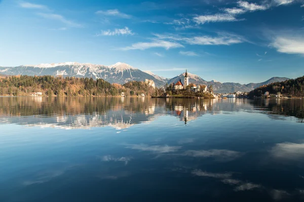 Morgen am See von Bled — Stockfoto