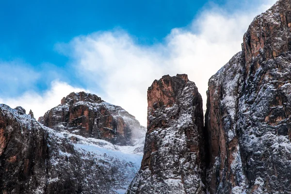 Wind on the summit of the mountain — Stock Photo, Image