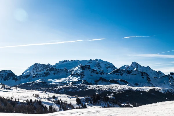 Italian Dolomiti ready for ski season — Stock Photo, Image