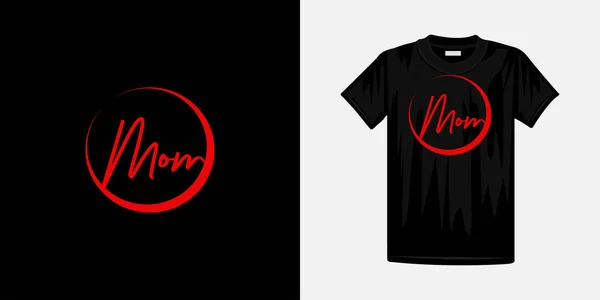Världens Bästa Mamma Typografi Shirt Design Mors Dag Shirt Design — Stock vektor