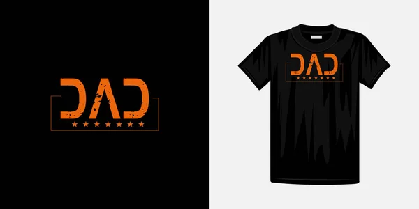 Diseño Camisetas Tipográficas Papá Famosa Cita Diseño Camiseta — Vector de stock