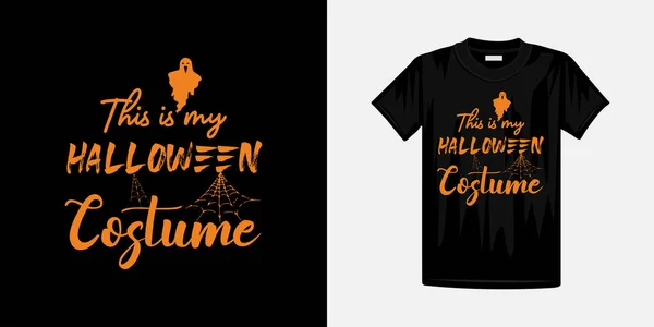 Este Meu Desenho Shirt Halloween Feliz Halloween Famoso Modelo Design — Vetor de Stock