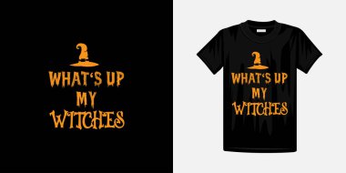 Cadılar bayramım kutlu olsun. Erkek, kadın ve çocuklar için gömlek tasarladım. Güzel ve göz alıcı vektör tasarımı.