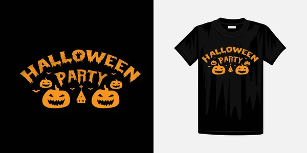Halloween Party Happy Halloween Best Shirt Design Man Woman Kids — Stock Vector