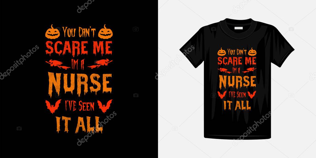 New halloween t shirt illustration. High quality t-shirt design beautiful and eye catching vector design.