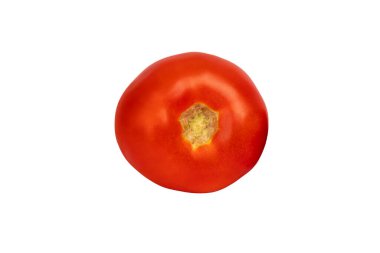 Tohumlarını gösteren bir dilim kesilmiş kırmızı domates grubu. Sağlıklı salata ve sos için yüksek kaliteli organik sebzeler.