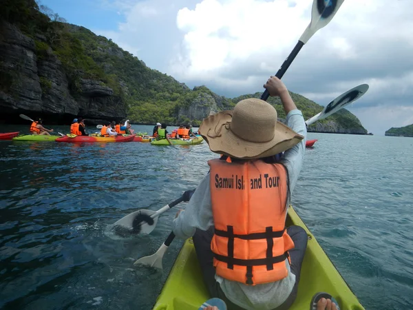 Tour en kayak à Samui Photos De Stock Libres De Droits