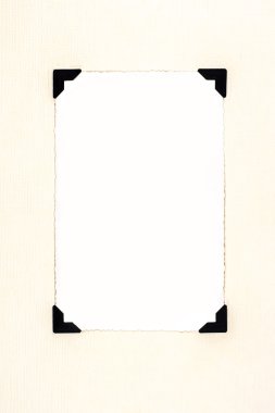 Old photo with corners