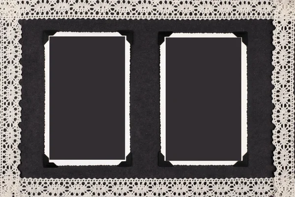Retro black card — Stock Photo, Image