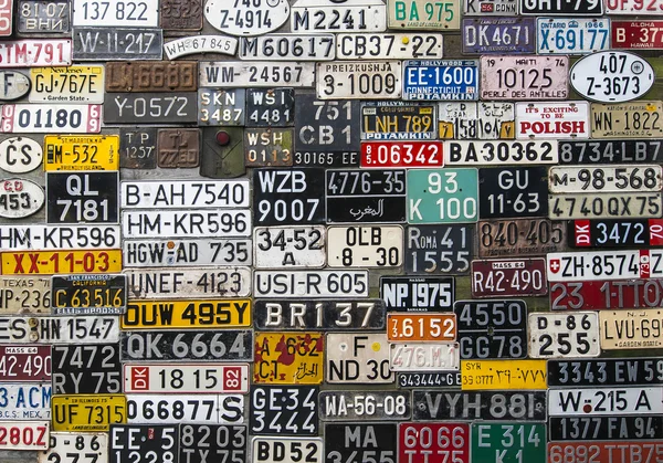 Various License Plates — Stock Photo, Image