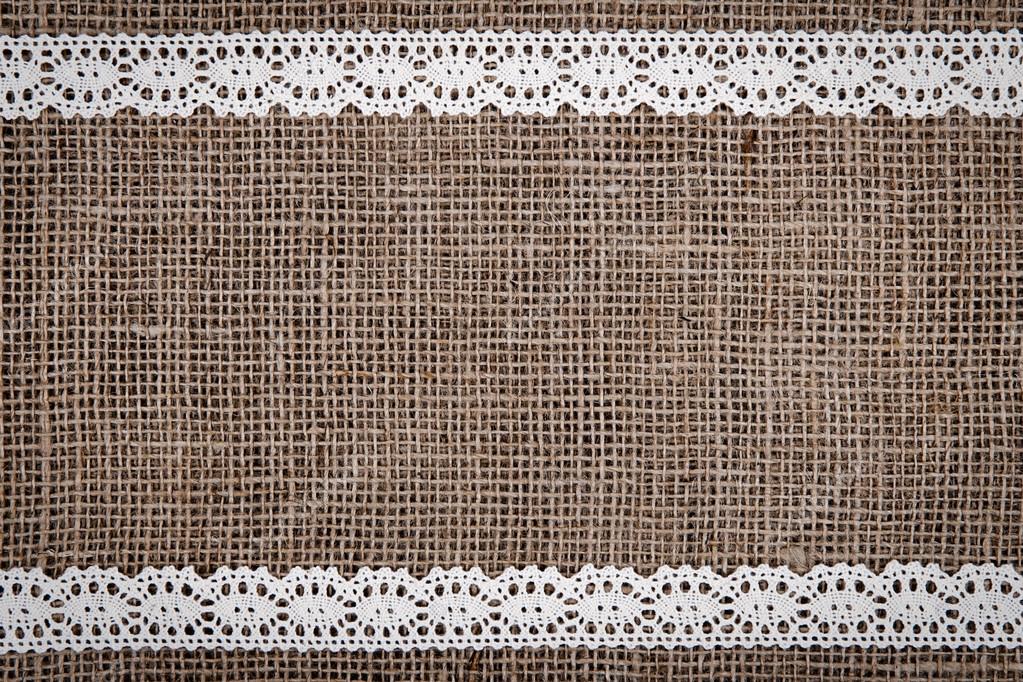 burlap & lace