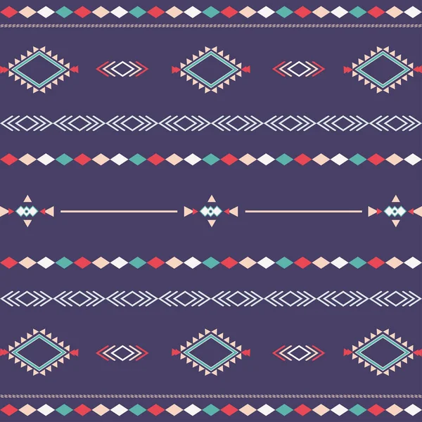 Modèle Sans Couture Tribal Aztèque Avec Des Formes Géométriques Peut — Image vectorielle