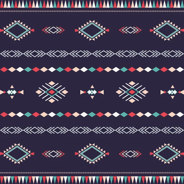 Aztec Φυλετική Αδιάλειπτη Μοτίβο Γεωμετρικά Σχήματα Μπορεί Χρησιμοποιηθεί Για Εκτύπωση — Διανυσματικό Αρχείο