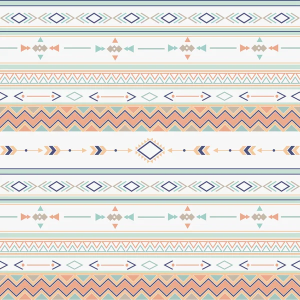 Seamless Ethnic Pattern Aztec Tribal Ethnic Seamless Pattern Geometric Shapes — Stock Vector