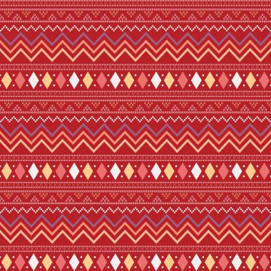 seamless ethnic pattern with geometric shapes. suitable used for print textile, sleeve, shirt, sarong, etc. beautiful design for fabric print clipart