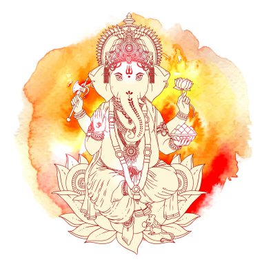 Hindu Lord Ganesha.