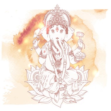 Hindu Lord Ganesha.