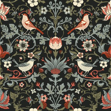 Sihirli orman arka plan.