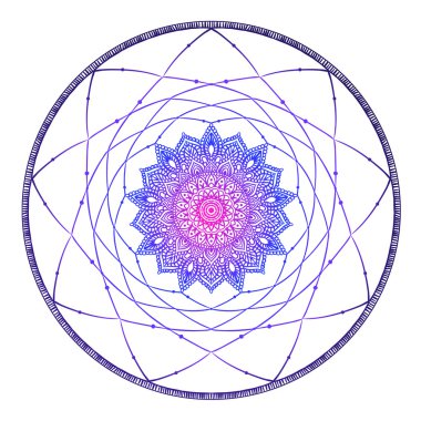 Çizilmiş mandala/dreamcatcher