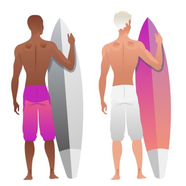  sörf tahtaları ile erkekler