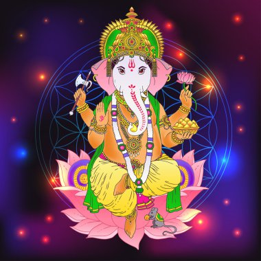 Hindu Lord Ganesha. 
