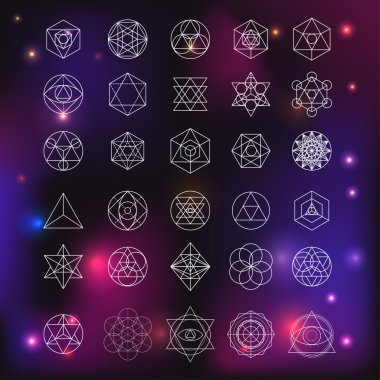 Kutsal geometri arka plan