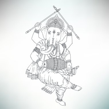 Hindu Lord Ganesha.