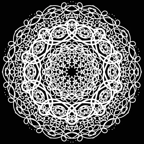 Printhand-dras mandala/dreamcatcher. — Stock vektor