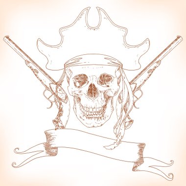 The Pirate Skull Jolly Roger