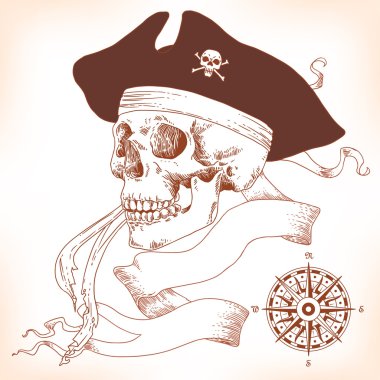 The Pirate Skull Jolly Roger