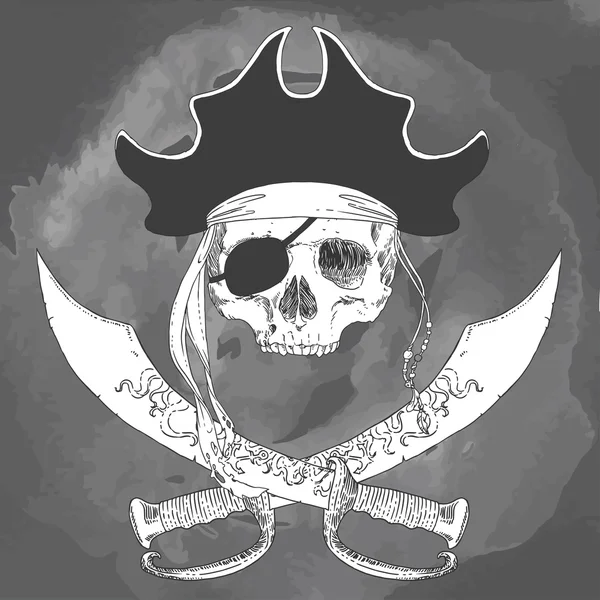 The Pirate Skull Jolly Roger Stock Vector Image by ©mazeina 111420178